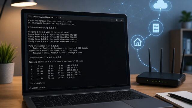 Ping und Tracert zur Netzwerkdiagnose unter Windows