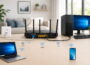 Router anschließen und Windows-PC per LAN sowie Notebook und Smartphone per WLAN verbinden