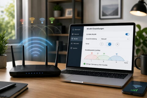 WLAN-Kanal im Router manuell ändern für eine stabilere WLAN-Verbindung