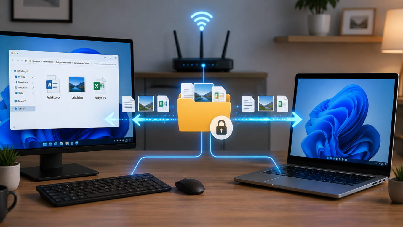 Ordner im Windows-Netzwerk freigeben und sicher zwischen PCs nutzen