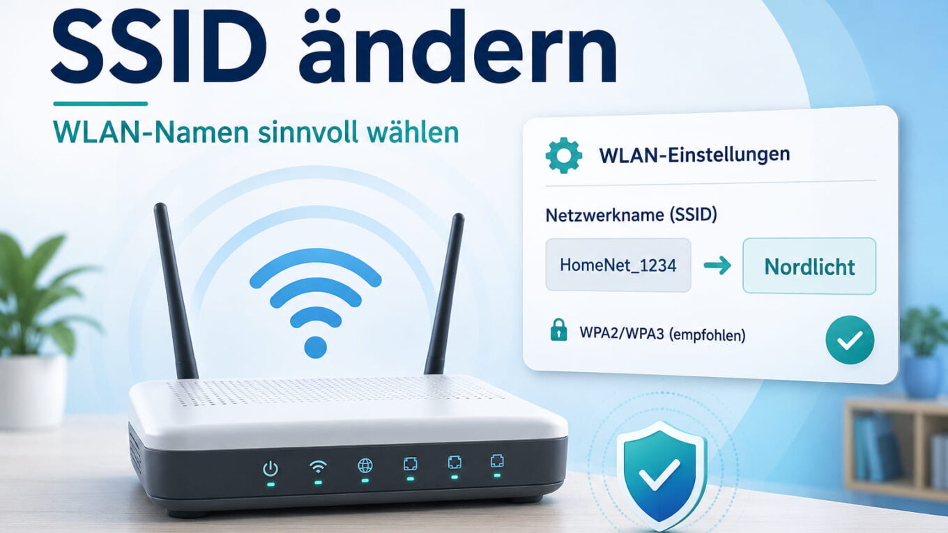 SSID ändern und WLAN-Namen sinnvoll wählen