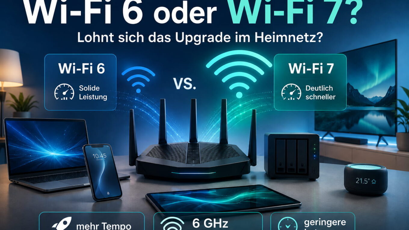 Wi-Fi 6 oder Wi-Fi 7 – lohnt sich das Upgrade im Heimnetz?