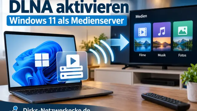 DLNA aktivieren unter Windows 11 – PC als Medienserver für Filme, Musik und Fotos auf dem Smart-TV nutzen