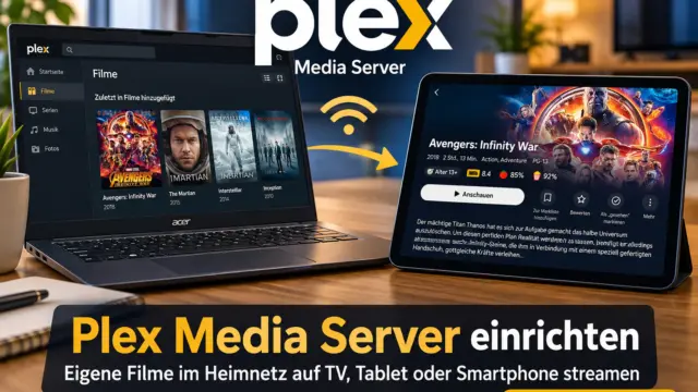 Plex Media Server unter Windows einrichten und Filme streamen