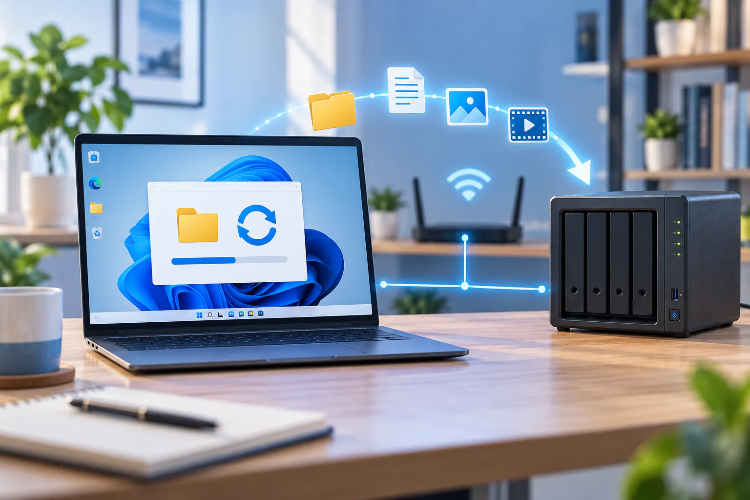 Windows 11 automatisch auf NAS sichern
