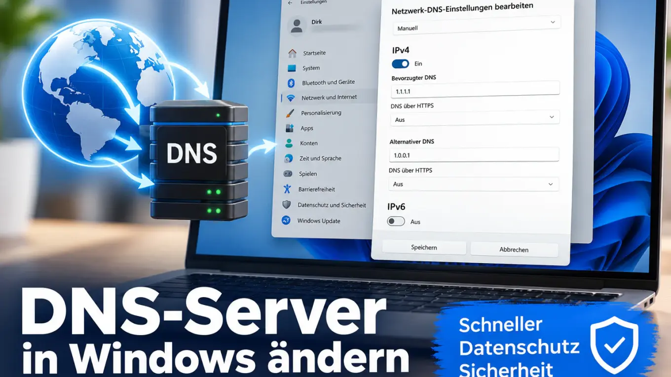 DNS-Server in Windows ändern – Anleitung für Windows 11 und 10