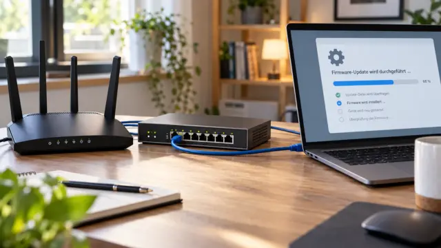 Router Firmware aktualisieren – Router und Netzwerk-Switch beim Firmware-Update